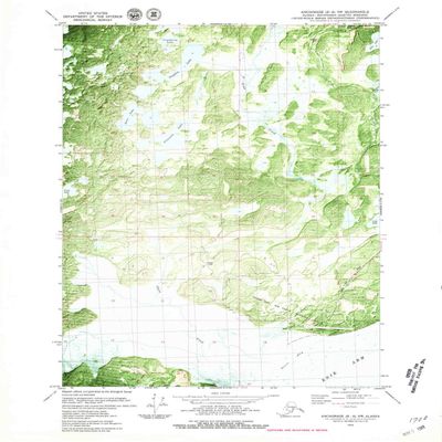 YellowMaps Anchorage B 8 NW AK topo map, 1:25000 Scale, 7.5 X 7.5 Minute, Historical, 1979, Updated 1980, 26.8 x 22 in - Polypropylene