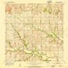 YellowMaps Auburn KS topo map, 1:24000 Scale, 7.5 X 7.5 Minute, Historical, 1952, Updated 1953, 27 x 20.97 in - Polypropylene view 1