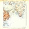 YellowMaps Bar Harbor ME topo map, 1:62500 Scale, 15 X 15 Minute, Historical, 1942, 21.9 x 16.5 in - Tyvek view 1