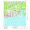 YellowMaps Falmouth MA topo map, 1:25000 Scale, 7.5 X 7.5 Minute, Historical, 1972, Updated 1979, 26.9 x 21.9 in - Tyvek view 1