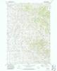 YellowMaps Adon WY topo map, 1:24000 Scale, 7.5 X 7.5 Minute, Historical, 1972, Updated 1987, 26.9 x 21.7 in - Polypropylene view 1