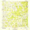 YellowMaps Bascom FL topo map, 1:24000 Scale, 7.5 X 7.5 Minute, Historical, 1952, Updated 1953, 26.7 x 22.9 in - Polypropylene view 1