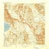 YellowMaps Ballarat CA topo map, 1:250000 Scale, 1 X 1 Degree, Historical, 1913, Updated 1947, 20.7 x 17 in - Polypropylene view 1