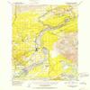 YellowMaps Anchorage C 6 AK topo map, 1:63360 Scale, 15 X 15 Minute, Historical, 1951, Updated 1952, 20.8 x 17 in - Polypropylene view 1