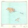 YellowMaps Attu AK topo map, 1:250000 Scale, 1 X 2 Degree, Historical, 1953, Updated 1959, 23 x 30.2 in - Polypropylene view 1