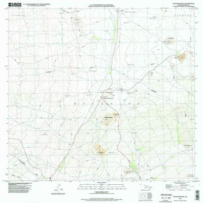 YellowMaps Nohonaohae HI topo map, 1:24000 Scale, 7.5 X 7.5 Minute, Historical, 1997, Updated 1998, 26.8 x 23.4 in - Tyvek
