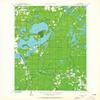 YellowMaps Couderay WI topo map, 1:48000 Scale, 15 X 15 Minute, Historical, 1944, Updated 1965, 27.03 x 22.21 in - Tyvek view 1