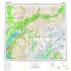YellowMaps Anchorage AK topo map, 1:250000 Scale, 1 X 3 Degree, Historical, 1962, Updated 1966, 23.2 x 30.4 in - Tyvek view 1