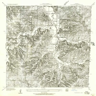 YellowMaps Tarsney MO topo map, 1:24000 Scale, 7.5 X 7.5 Minute, Historical, 1957, Updated 1957, 26.9 x 22.4 in - Polypropylene