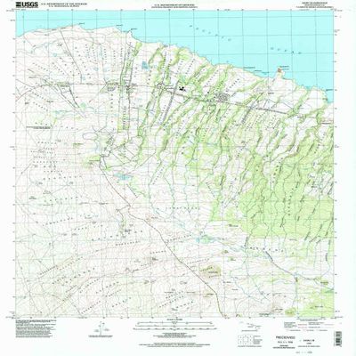 YellowMaps Hawi HI topo map, 1:24000 Scale, 7.5 X 7.5 Minute, Historical, 1995, Updated 1998, 31.7 x 24 in - Tyvek