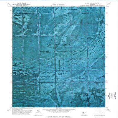 YellowMaps Hilman Lake MN topo map, 1:24000 Scale, 7.5 X 7.5 Minute, Historical, 1974, Updated 1975, 27.23 x 21.53 in - Polypropylene