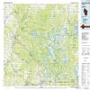 YellowMaps Black River Falls WI topo map, 1:100000 Scale, 30 X 60 Minute, Historical, 1985, Updated 1985, 24 x 38.11 in - Polypropylene view 1