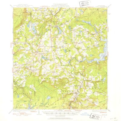 YellowMaps Ariel PA topo map, 1:62500 Scale, 15 X 15 Minute, Historical, 1928, Updated 1953, 20.8 x 17 in - Polypropylene