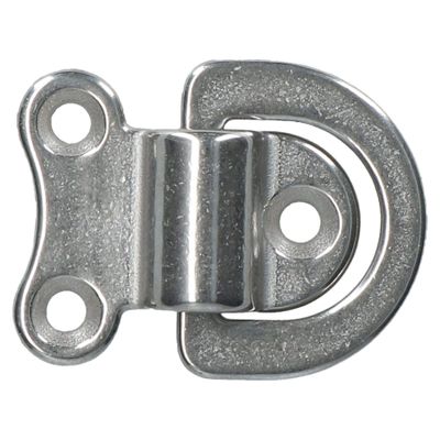 AB Tools Folding Pad Eye Ring Tie Down Anchor Marine Grade 316 Stainless Steel