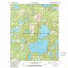 YellowMaps Boulder Junction WI topo map, 1:24000 Scale, 7.5 X 7.5 Minute, Historical, 1981, Updated 1989, 27.42 x 22.5 in - Polypropylene view 1