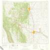 Pueblo CO topo map, 1:250000 Scale, 1 X 2 Degree, Historical, 1954, Updated 1973, 21.7 x 30.7 in - Polypropylene view 1