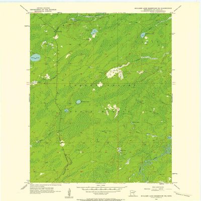YellowMaps Boulder Lake Reservoir NE MN topo map, 1:24000 Scale, 7.5 X 7.5 Minute, Historical, 1957, Updated 1958, 27.23 x 21.53 in - Tyvek