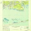YellowMaps Bay Shore East NY topo map, 1:24000 Scale, 7.5 X 7.5 Minute, Historical, 1944, 28.8 x 21 in - Polypropylene view 1