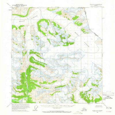YellowMaps Atlin A 8 AK topo map, 1:63360 Scale, 15 X 15 Minute, Historical, 1960, Updated 1965, 20.8 x 17 in - Polypropylene