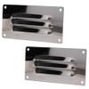 AB Tools 2 Pack 127mm x 66mm Stainless Steel Small Horizontal Vent view 1