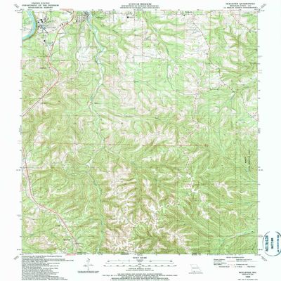 YellowMaps Hollister MO topo map, 1:24000 Scale, 7.5 X 7.5 Minute, Historical, 1989, Updated 1989, 26.8 x 21.9 in - Polypropylene
