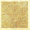 YellowMaps Thornfield MO topo map, 1:62500 Scale, 15 X 15 Minute, Historical, 1945, 20.2 x 15.9 in - Tyvek view 1