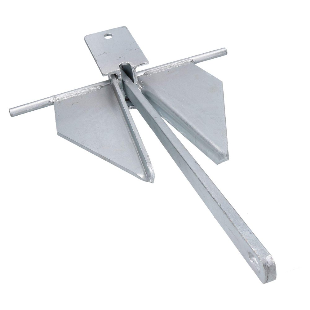 AB Tools Crown Stock Spade Cruising Anchor 10kg Galvanised for Large Boats/Yachts