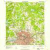 Lowell MA topo map, 1:24000 Scale, 7.5 X 7.5 Minute, Historical, 1950, Updated 1958, 26.9 x 22 in - Polypropylene view 1