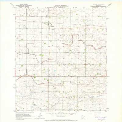 Belview MN topo map, 1:24000 Scale, 7.5 X 7.5 Minute, Historical, 1965, Updated 1966, 27.23 x 21.53 in - Tyvek