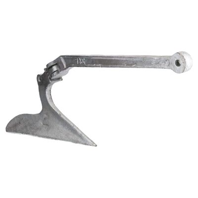 AB Tools Plough Cruising Anchor 7kg Galvanised Swivel Shank for Medium Boats/Yachts