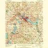 YellowMaps Albert Lea MN topo map, 1:62500 Scale, 15 X 15 Minute, Historical, 1954, Updated 1956, 27.23 x 21.53 in - Polypropylene view 1