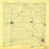Wellington KS topo map, 1:125000 Scale, 30 X 30 Minute, Historical, 1890, Updated 1896, 19.99 x 15.84 in - Tyvek view 1