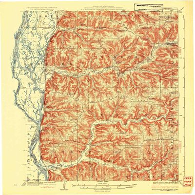 YellowMaps Stoddard WI topo map, 1:62500 Scale, 15 X 15 Minute, Historical, 1926, 20.11 x 16.39 in - Paper