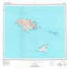 YellowMaps Attu AK topo map, 1:250000 Scale, 1 X 2 Degree, Historical, 1953, Updated 1971, 23 x 30.3 in - Polypropylene view 1