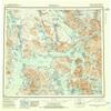 YellowMaps Petersburg AK topo map, 1:250000 Scale, 1 X 2 Degree, Historical, 1952, Updated 1953, 22.8 x 22.6 in - Polypropylene view 1