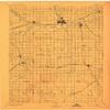 YellowMaps Abilene KS topo map, 1:125000 Scale, 30 X 30 Minute, Historical, 1894, Updated 1908, 19.95 x 16.22 in - Polypropylene view 1