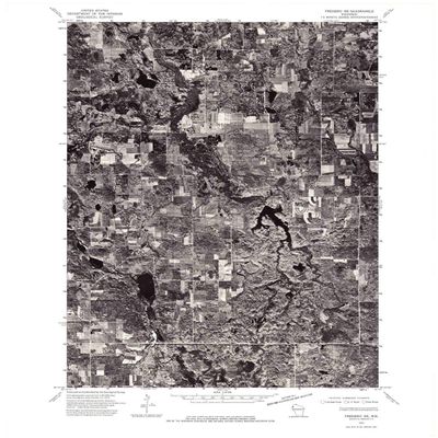 YellowMaps Frederic NE WI topo map, 1:24000 Scale, 7.5 X 7.5 Minute, Historical, 1974, Updated 1976, 27.32 x 22.5 in - Tyvek