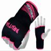 Brutul Padded Inner Gel Gloves Training Gel Elastic Hand Wraps for Boxing Gloves Quick Wraps Men & Women Kickboxing Muay Thai MMA Bandages Wrist Wrap Protector Handwraps (Pair) (Pink, S) view 2