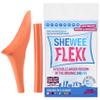 SHEWEE Flexi  The Original Female Urinal  Made in The UK  Reusable, Flexible & Portable Urination Device. Festival, Camping, Car, Hiking Essentials for Women. Stand to Pee Funnel  Pumpkin view 1