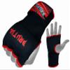 Brutul Padded Inner Gel Gloves Training Gel Elastic Hand Wraps for Boxing Gloves Quick Wraps Men & Women Kickboxing Muay Thai MMA Bandages Wrist Wrap Protector Handwraps (Pair) (Red, L) view 2