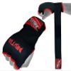 Brutul Padded Inner Gel Gloves Training Gel Elastic Hand Wraps for Boxing Gloves Quick Wraps Men & Women Kickboxing Muay Thai MMA Bandages Wrist Wrap Protector Handwraps (Pair) (Red, L) view 3