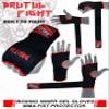 Brutul Padded Inner Gel Gloves Training Gel Elastic Hand Wraps for Boxing Gloves Quick Wraps Men & Women Kickboxing Muay Thai MMA Bandages Wrist Wrap Protector Handwraps (Pair) (Red, L) view 4