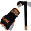 Brutul Padded Inner Gel Gloves Training Gel Elastic Hand Wraps for Boxing Gloves Quick Wraps Men & Women Kickboxing Muay Thai MMA Bandages Wrist Wrap Protector Handwraps (Pair) (Orange, L) view 3