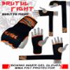 Brutul Padded Inner Gel Gloves Training Gel Elastic Hand Wraps for Boxing Gloves Quick Wraps Men & Women Kickboxing Muay Thai MMA Bandages Wrist Wrap Protector Handwraps (Pair) (Orange, L) view 4