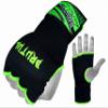 Brutul Padded Inner Gel Gloves Training Gel Elastic Hand Wraps for Boxing Gloves Quick Wraps Men & Women Kickboxing Muay Thai MMA Bandages Wrist Wrap Protector Handwraps (Pair) (Fluorescent, XL) view 2