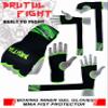 Brutul Padded Inner Gel Gloves Training Gel Elastic Hand Wraps for Boxing Gloves Quick Wraps Men & Women Kickboxing Muay Thai MMA Bandages Wrist Wrap Protector Handwraps (Pair) (Fluorescent, XL) view 4
