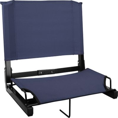 Sports Unlimited - Bleacher Chairs with Back and Cushion - Stadium Seats with Back Support Wide and Regular, Stadium Chair
