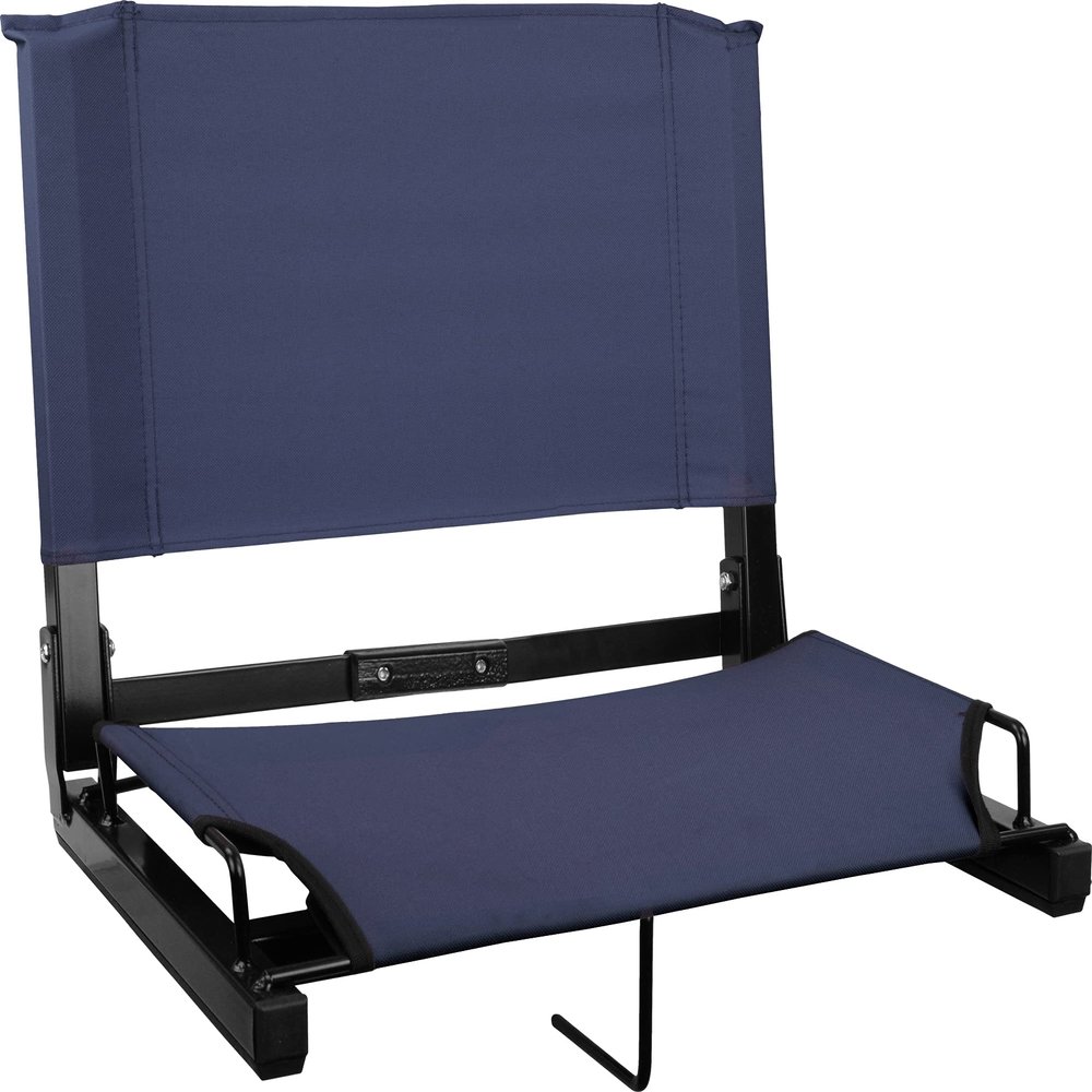 Sports Unlimited - Bleacher Chairs with Back and Cushion - Stadium Seats with Back Support Wide and Regular, Stadium Chair