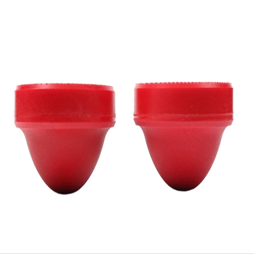 Atomik Rock Climbing Holds Set of 2 Advanced Balance Trainers in Red