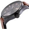 Hamilton Khaki Aviation Automatic Men's Watch, 46mm Stainless Steel Case, Swiss Made, Black Dial Analog Wrist Watch for Men, 200m Waterproof, Sapphire Crystal, 3-Hand Movement, Cow Leather Strap view 3